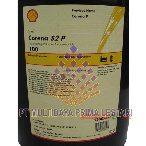 Shell Corena S2 P 100 (Oli Kompresor Udara)