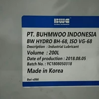 Oli Industri BHUMWOO BH 46 ( HYDRAULIC OIL )